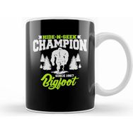 Humuts Funny Bigfoot Hide N Seek Champion Since 1967 Beyaz Kupa