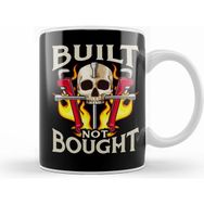 Humuts Funny Built Not Bought Car Motorcycle Mechanic Beyaz Kupa