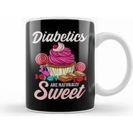 Humuts Funny Diabetics are Naturally Sweet Beyaz Kupa