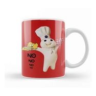 Humuts Funny Doughboy No No No Beyaz Kupa