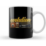 Humuts Funny Evolution Of The Camera Photography Beyaz Kupa