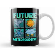 Humuts Funny Future Meteorologist Tornado Storm Weather Beyaz Kupa