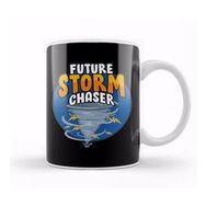 Humuts Funny Future Storm Chaser Tornado Hurricane Pun Beyaz Kupa