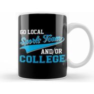 Humuts Funny Go Local Sports Team And College Sarcastic Beyaz Kupa