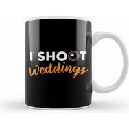Humuts Funny I Shoot Weddings Cute Wedding Photographer Beyaz Kupa