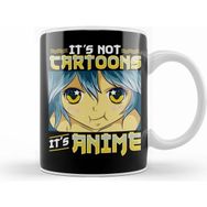 Humuts Funny It S Not Cartoons It S Anime Beyaz Kupa