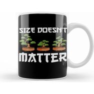 Humuts Funny Size Doesnt Matter Small Bonsai Tree Plant Kupa Bardak