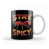 Humuts Funny Stay Spicy Fire Ants Cute Insect Pun Kupa Bardak
