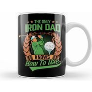Humuts Funny the Only Iron Dad Knows How to Use Golf Club Kupa Bardak