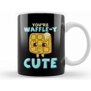 Humuts Funny You are Waffle Y Cute Waffle Breakfast Pun Kupa