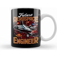 Humuts Future Aerospace Engineer Spaceship Obsessed Kid Kupa Bardak
