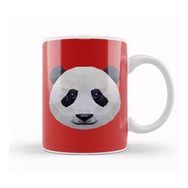 Humuts Geometric Animal Panda Kupa Bardak