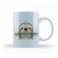 Humuts Geometric Animal Sloth Kupa Bardak