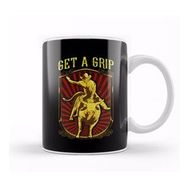 Humuts Get A Grip Bullrider Funny Competitive Bullriding Kupa Bardak