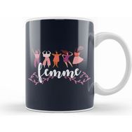 Humuts Girl Power Femme Text Kupa Bardak