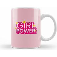 Humuts Girl Power Text Design Kupa Bardak