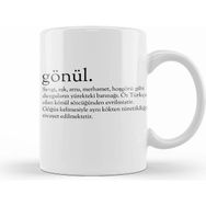 Humuts Gönül Kelime Kupa Bardak