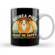 Humuts Guinea Pigs Make Me Happy Humans Make My Head Hurt Kupa Bardak