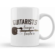 Humuts Guitarists Finger Faster Musician Funny Guitar Pun Kupa Bardak