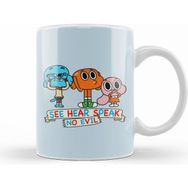 Humuts Gumball Darwin Anais No Evil Kupa Bardak