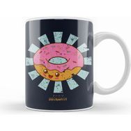 Humuts Happy Doughnut Retro Japanese Kupa