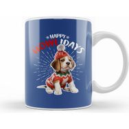 Humuts Happy Howlidays Dog Christmas Kupa
