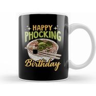 Humuts Happy Phocking Birthday Funny Pho Pun Distressed Kupa