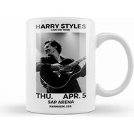 Humuts Harry Styles 09 Beyaz Porselen Kupa Bardak