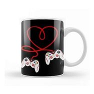 Humuts Heart Game Controllers Video Gamers Gaming Valentines Day Beyaz Kupa