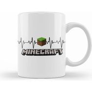 Humuts Heartbeat Minecraft Beyaz Kupa