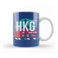 Humuts Hong Kong Hkg Airport Code Baggage Tag Kupa Bardak