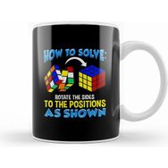 Humuts How To Solve Puzzle Cube Funny Cubing Kupa Bardak