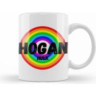 Humuts Hulk Hogan Vintage Retro Rainbow Style Warriors Design Wrestlers Gift Kupa Bardak