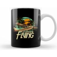 Humuts I D Rather Be Flying Airplane Pilot Aviation Kupa Bardak