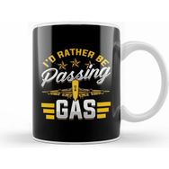 Humuts I D Rather Be Passing Gas Funny Airplane Pilot Pun Kupa
