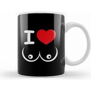 Humuts I Love Boobs Boobies Kupa Bardak