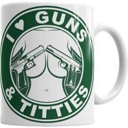 Humuts I Love Guns Kupa Bardak