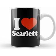 Humuts I Love Scarlett Kupa Bardak