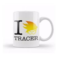Humuts I Love Tracer Overwatch Kupa Bardak