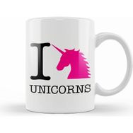 Humuts I Love Unicorns Kupa Bardak