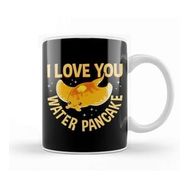 Humuts I Love You Water Pancake Adorable Stingray Pun Kupa Bardak