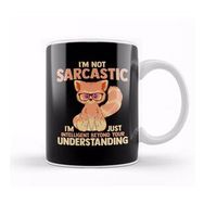 Humuts I M Not Sarcastic Just Intelligent Cute Red Panda Kupa Bardak