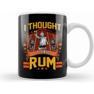 Humuts I Thought It Said Rum Funny Running Pun Racing Beyaz Kupa