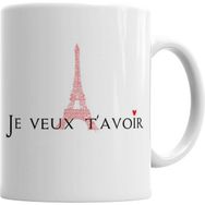 Humuts Je Veux Tavoir Beyaz Kupa