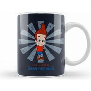 Humuts Jimmy Neutron Retro Japanese Beyaz Kupa