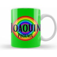 Humuts Joaquin Phoenix Retro Rainbow Style Beyaz Kupa