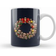 Humuts John Mcclane Die Hard Multiface Christmas Wreath Beyaz Kupa