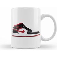 Humuts Jordan 1 Mid Gym Red Black White Kupa