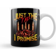 Humuts Just The Tip I Promise Bullet Pun Gun Rights Kupa Bardak