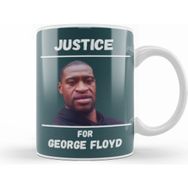 Humuts Justice for George Floyd 4 Black Lives Matter Kupa